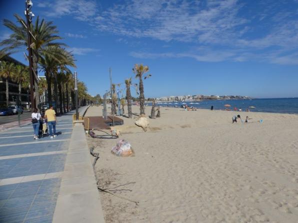 Playa de Ponent de Salou que tendrá la zona para perros y mascotas