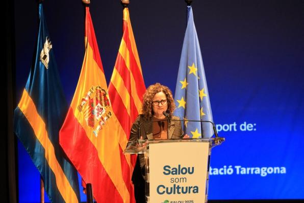 The Minister of Culture of the Generalitat, Sònia Hernández